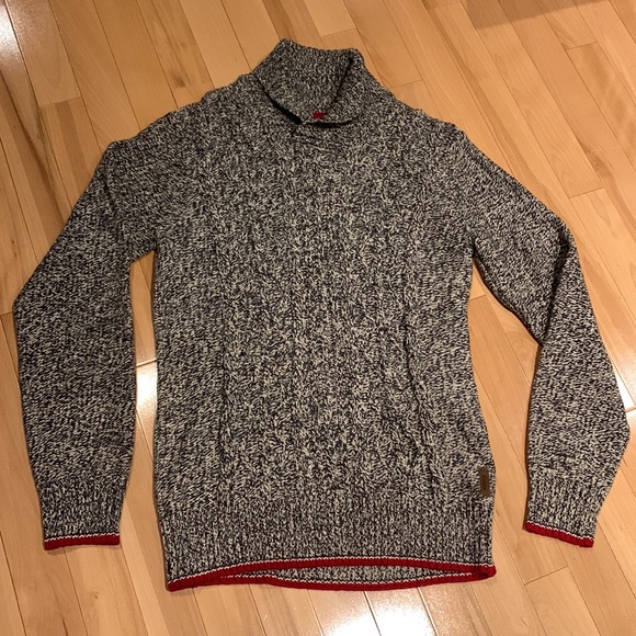 🌟HostPick🌟NWT Men’s Roots Cable Knit Sweater - size S - Picture 2 of 16